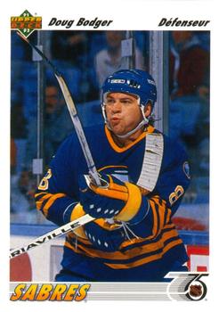 #477b Doug Bodger - Buffalo Sabres - 1991-92 Upper Deck French Hockey