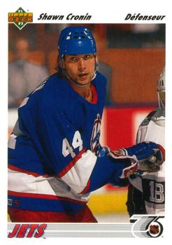 #478b Shawn Cronin - Winnipeg Jets - 1991-92 Upper Deck French Hockey
