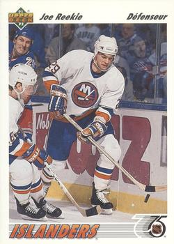 #483b Joe Reekie - New York Islanders - 1991-92 Upper Deck French Hockey