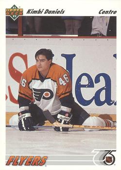 #492b Kimbi Daniels - Philadelphia Flyers - 1991-92 Upper Deck French Hockey