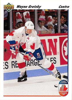 #13a Wayne Gretzky - Canada - 1991-92 Upper Deck French Hockey