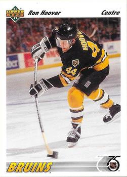 #287a Ron Hoover - Boston Bruins - 1991-92 Upper Deck French Hockey