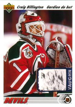 #559 Craig Billington - New Jersey Devils - 1991-92 Upper Deck French Hockey