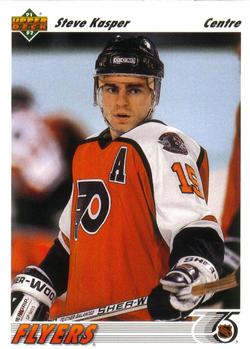 #576 Steve Kasper - Philadelphia Flyers - 1991-92 Upper Deck French Hockey