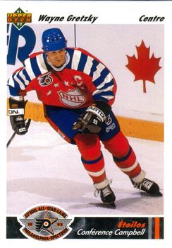 #621 Wayne Gretzky - Los Angeles Kings - 1991-92 Upper Deck French Hockey