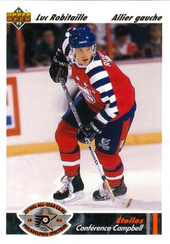 #623 Luc Robitaille - Los Angeles Kings - 1991-92 Upper Deck French Hockey