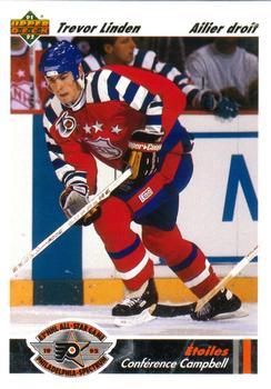 #628 Trevor Linden - Vancouver Canucks - 1991-92 Upper Deck French Hockey