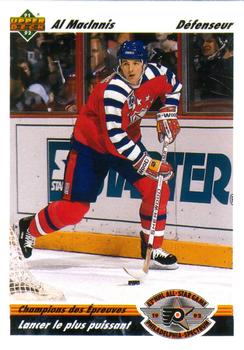 #632 Al MacInnis - Calgary Flames - 1991-92 Upper Deck French Hockey
