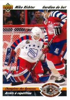 #634 Mike Richter - New York Rangers - 1991-92 Upper Deck French Hockey