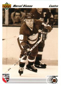 #636 Marcel Dionne - Los Angeles Kings - 1991-92 Upper Deck French Hockey
