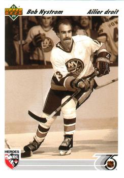 #641 Bob Nystrom - New York Islanders - 1991-92 Upper Deck French Hockey