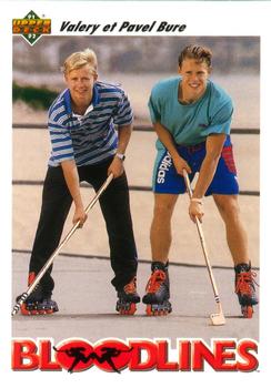 #647 Valeri Bure / Pavel Bure - 1991-92 Upper Deck French Hockey