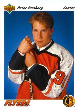#64a Peter Forsberg - Philadelphia Flyers - 1991-92 Upper Deck French Hockey
