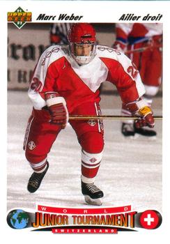 #666 Marc Weber - Switzerland - 1991-92 Upper Deck French Hockey