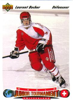 #668 Laurent Bucher - Switzerland - 1991-92 Upper Deck French Hockey