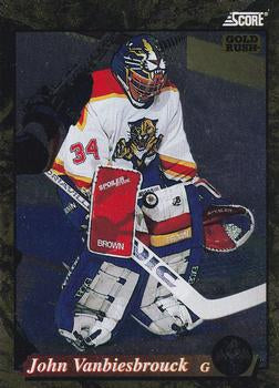 #501 John Vanbiesbrouck - Florida Panthers - 1993-94 Score - Gold Rush Hockey