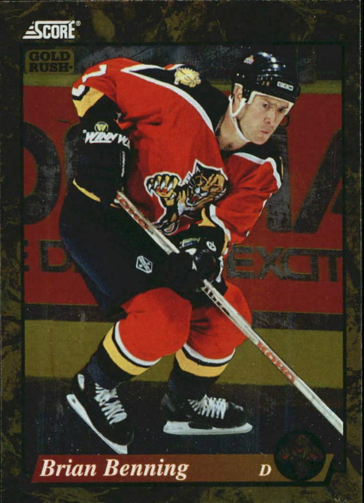 #512 Brian Benning - Florida Panthers - 1993-94 Score - Gold Rush Hockey