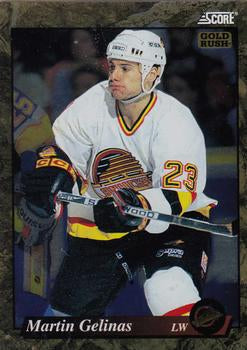 #534 Martin Gelinas - Vancouver Canucks - 1993-94 Score - Gold Rush Hockey
