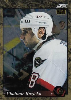 #562 Vladimir Ruzicka - Ottawa Senators - 1993-94 Score - Gold Rush Hockey