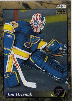 #563 Jim Hrivnak - St. Louis Blues - 1993-94 Score - Gold Rush Hockey