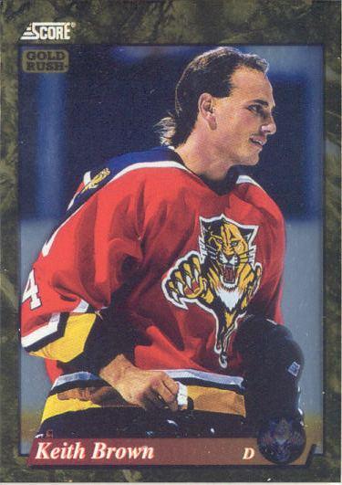 #569 Keith Brown - Florida Panthers - 1993-94 Score - Gold Rush Hockey