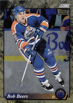 #575 Bob Beers - Edmonton Oilers - 1993-94 Score - Gold Rush Hockey