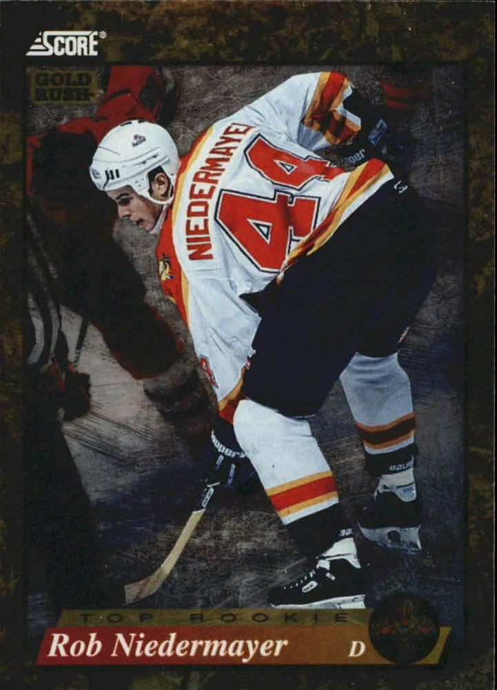 #592 Rob Niedermayer - Florida Panthers - 1993-94 Score - Gold Rush Hockey
