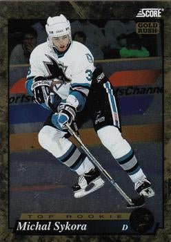#600 Michal Sykora - San Jose Sharks - 1993-94 Score - Gold Rush Hockey