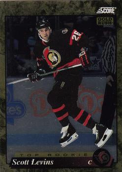 #617 Scott Levins - Ottawa Senators - 1993-94 Score - Gold Rush Hockey