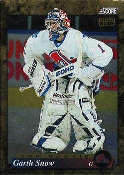 #628 Garth Snow - Quebec Nordiques - 1993-94 Score - Gold Rush Hockey