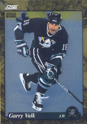 #641 Garry Valk - Anaheim Mighty Ducks - 1993-94 Score - Gold Rush Hockey