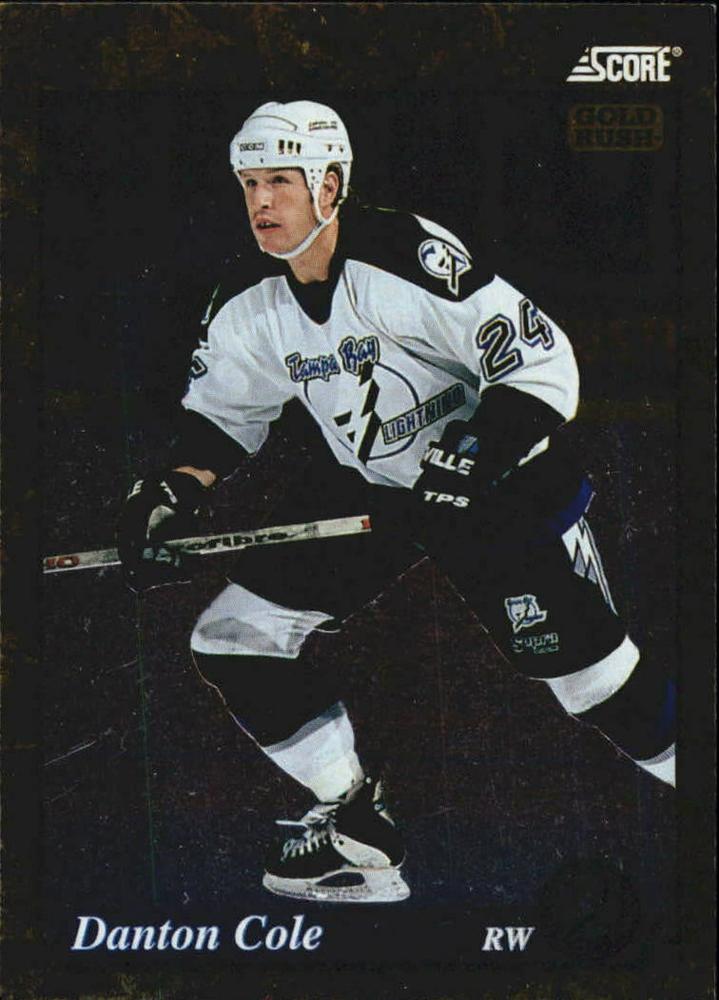 #655 Danton Cole - Tampa Bay Lightning - 1993-94 Score - Gold Rush Hockey