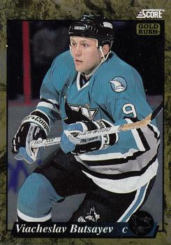 #656 Viacheslav Butsayev - San Jose Sharks - 1993-94 Score - Gold Rush Hockey