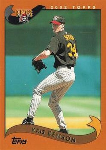 #484 Kris Benson - Pittsburgh Pirates - 2002 Topps Baseball