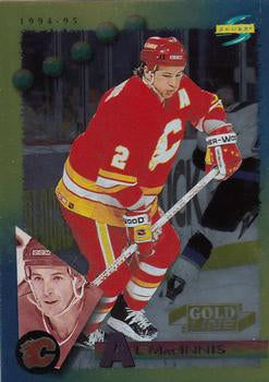 #120 Al MacInnis - Calgary Flames - 1994-95 Score - Gold Line Hockey