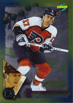 #132 Rod Brind'Amour - Philadelphia Flyers - 1994-95 Score - Gold Line Hockey