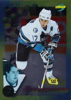 #152 Pat Falloon - San Jose Sharks - 1994-95 Score - Gold Line Hockey