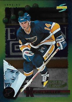 #25 Kevin Miller - St. Louis Blues - 1994-95 Score - Gold Line Hockey