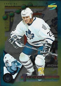 #55 Todd Gill - Toronto Maple Leafs - 1994-95 Score - Gold Line Hockey