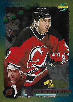 #74 Bernie Nicholls - New Jersey Devils - 1994-95 Score - Gold Line Hockey
