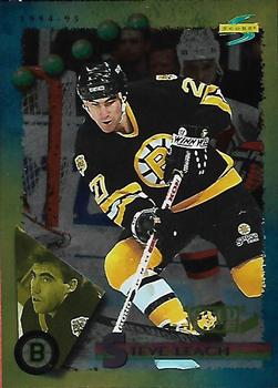 #79 Steve Leach - Boston Bruins - 1994-95 Score - Gold Line Hockey