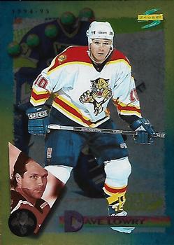 #81 Dave Lowry - Florida Panthers - 1994-95 Score - Gold Line Hockey