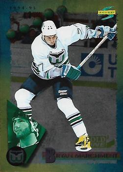 #107 Bryan Marchment - Hartford Whalers - 1994-95 Score - Gold Line Hockey