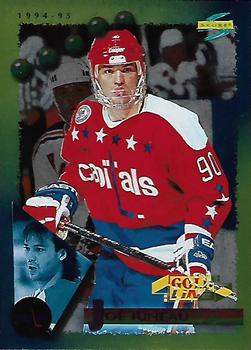 #124 Joe Juneau - Washington Capitals - 1994-95 Score - Gold Line Hockey