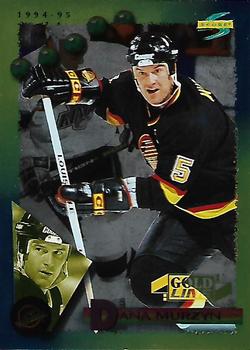 #134 Dana Murzyn - Vancouver Canucks - 1994-95 Score - Gold Line Hockey