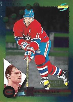#146 Kirk Muller - Montreal Canadiens - 1994-95 Score - Gold Line Hockey