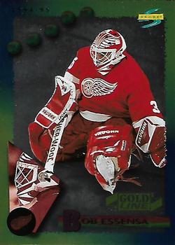 #191 Bob Essensa - Detroit Red Wings - 1994-95 Score - Gold Line Hockey