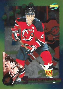 #193 Scott Stevens - New Jersey Devils - 1994-95 Score - Gold Line Hockey