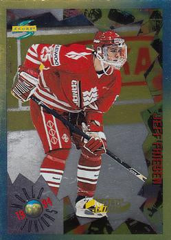 #203 Jeff Friesen - Canada - 1994-95 Score - Gold Line Hockey