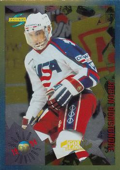 #209 Jason Bonsignore - USA - 1994-95 Score - Gold Line Hockey